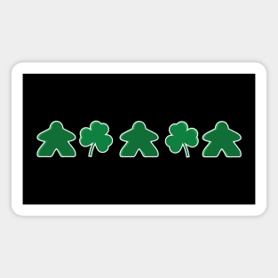 Meeples and Clovers Board Game Saint Patrick's Day Magnet